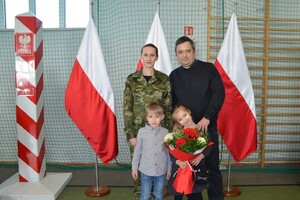 Uroczystość ślubowania w POSG 