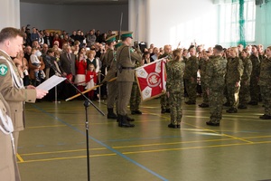 Uroczystość ślubowania w POSG 