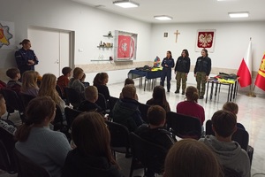 Bezpieczne ferie - Placówka SG w Kuźnicy 