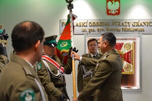 Uroczystość przekazania obowiązków komendanta POSG 