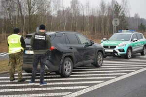 Zatrzymanie przy granicy polsko - litewskiej 