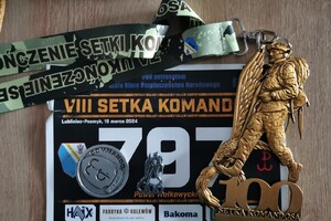 Odznaczenia za udział w biegu 