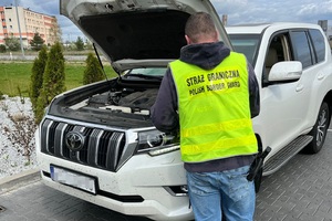zatrzymane auto 