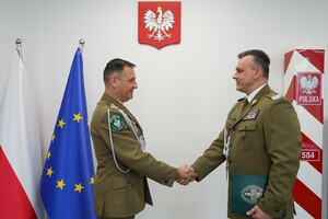 Wręczenie powołania na stanowisko Komendanta Podlaskiego Oddziału SG 