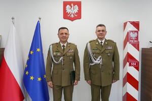 Wręczenie powołania na stanowisko Komendanta Podlaskiego Oddziału SG 