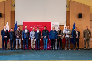 Uroczystość wręczenia Odznak Honorowego Dawcy Krwi; zdj. PUW 