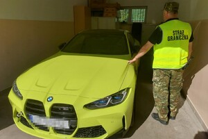Zatrzymane BMW 