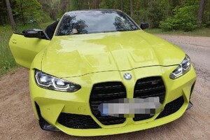 Zatrzymane BMW 