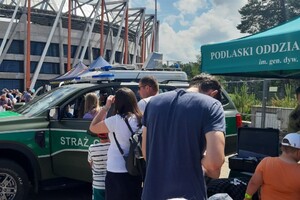 Dzień Dziecka z funkcjonariuszami Podlaskiego Oddziału Straży Granicznej 