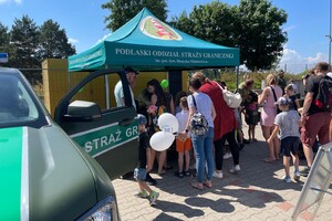 Dzień Dziecka z funkcjonariuszami Podlaskiego Oddziału Straży Granicznej 