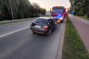 Kolizja drogowa w Augustowie 