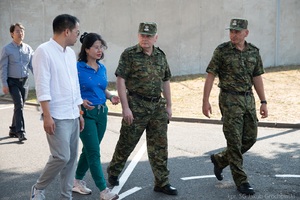 Wizyta delegacji wietnamskiej w Podlaskim Oddziale Straży Granicznej 