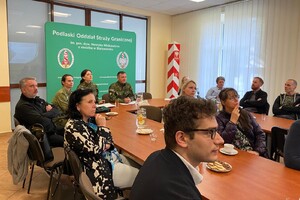 Wizyta szefów Centrów Kryzysowych w komendzie oddziału 