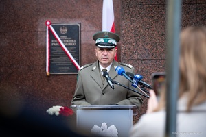 Odsłonięcie pamiątkowej tablicy ku pamięci gen. bryg. Stefana Pasławskiego 
