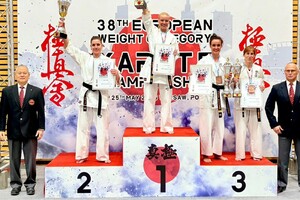 Funkcjonariuszka POSG na mistrzostwach Europy w karate 1