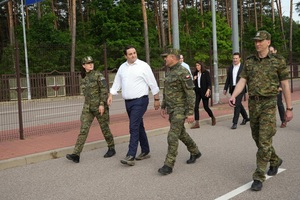 Wizyta niemieckiej delegacji w Podlaskim Oddziale SG 