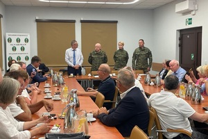 Wizyta niemieckiej delegacji w Podlaskim Oddziale SG 