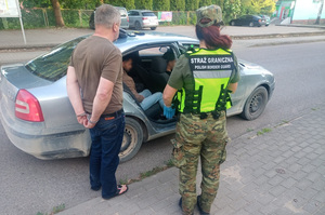 Zatrzymanie kuriera z migrantami 