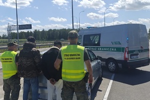 Zatrzymani przy granicy polsko - litewskiej 