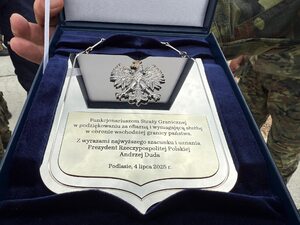 Wizyta prezydenta na polsko - białoruskiej granicy 