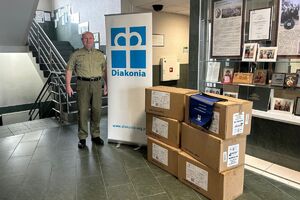 Przekazanie darów od Diakonii 