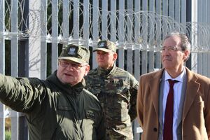 Wizyta Ambasadora Niemiec w Podlaskim OSG 