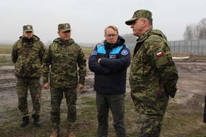 Szef Agencji Frontex z wizytą na granicy polsko-białoruskiej 