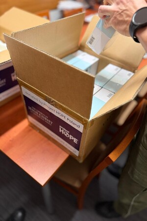 Translatory przekazane na granicę przez Fundację Project HOPE Polska 