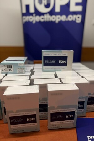 Translatory przekazane na granicę przez Fundację Project HOPE Polska 