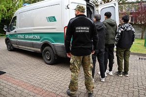 Nielegalna migracja na granicy polsko-litewskiej 