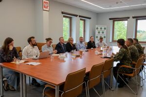 Wizyta delegacji przedstawicieli Ambasady Wielkiej Brytanii w POSG 
