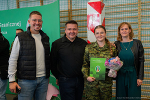 Ślubowanie i wręczenie aktów mianowań w Podlaskim Oddziale SG 