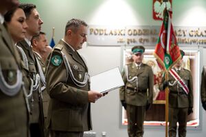 Ślubowanie i pierwsze awanse w Podlaskim Oddziale SG 