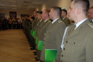 Ślubowanie nowo przyjętych funkcjonariuszy 
