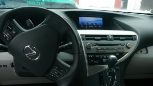Zatrzymany Lexus 