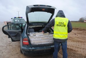 Skoda wypełniona papierosami 