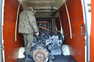 Ujawnione części samochodowe 