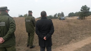 Ćwiczenia funkcjonariuszy Straży Granicznej