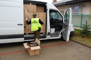 Mercedes Sprinter, a w nim krajanka tytoniowa