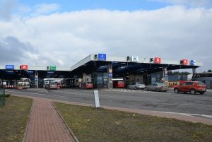 Widok na przejście dla aut osobowych Widok na przejście dla aut osobowych