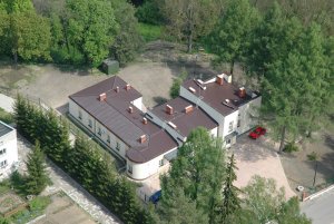 Widok na placówkę z lotu ptaka Widok na placówkę z lotu ptaka