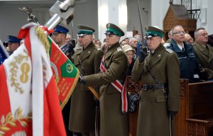 Poczet sztandarowy POSG; fot. chor.szt. SG K.Karny 